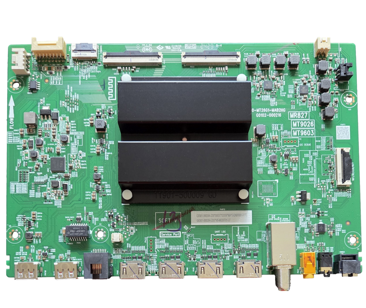 G0301-000264-Z00 TCL Main Board, G0301-000264, 40-MT26G1-MAB2HG, 58S571F