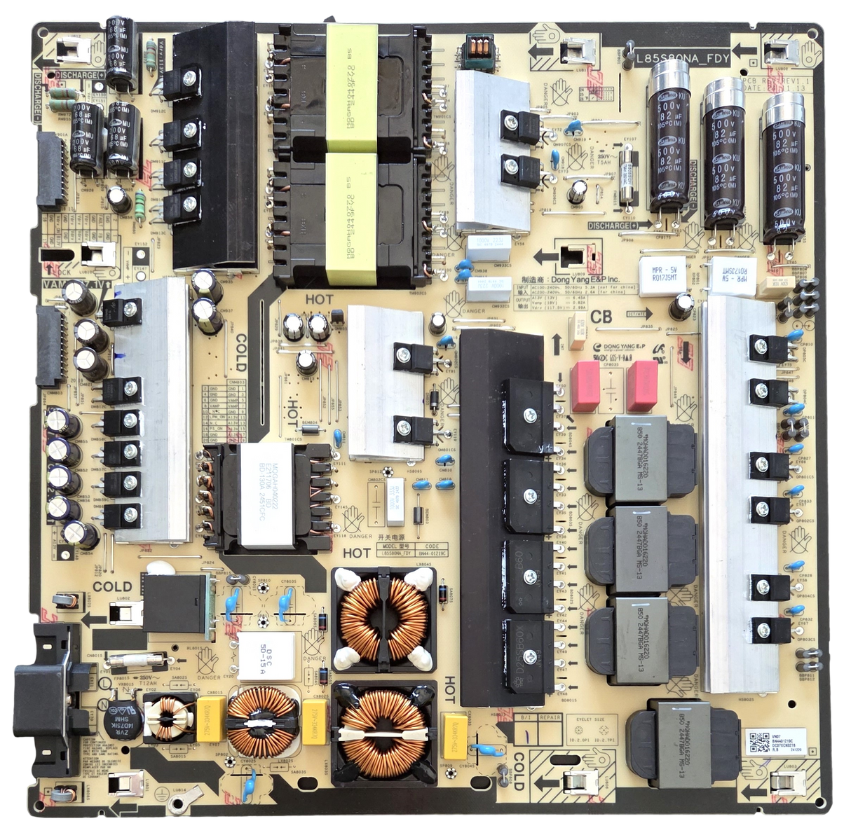 BN44-01219C Samsung Power Supply, L85S80NA_FDY, VN07, QN85QN80FAFXZA