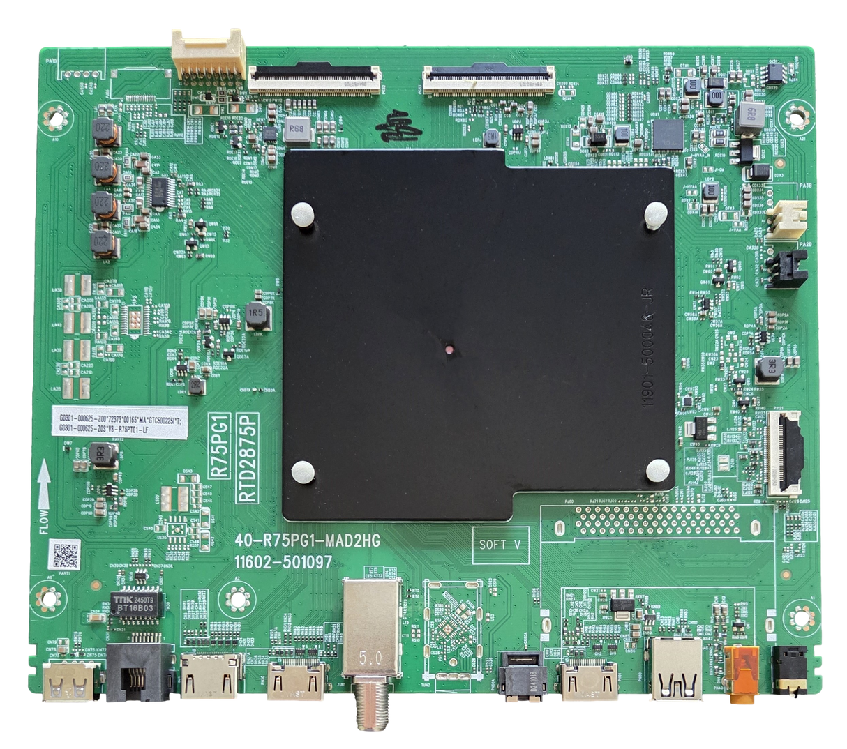 G0301-000625-Z00 TCL Main Board, 40-R75PG1-MAD2HG, 11602-501097, 85Q5K