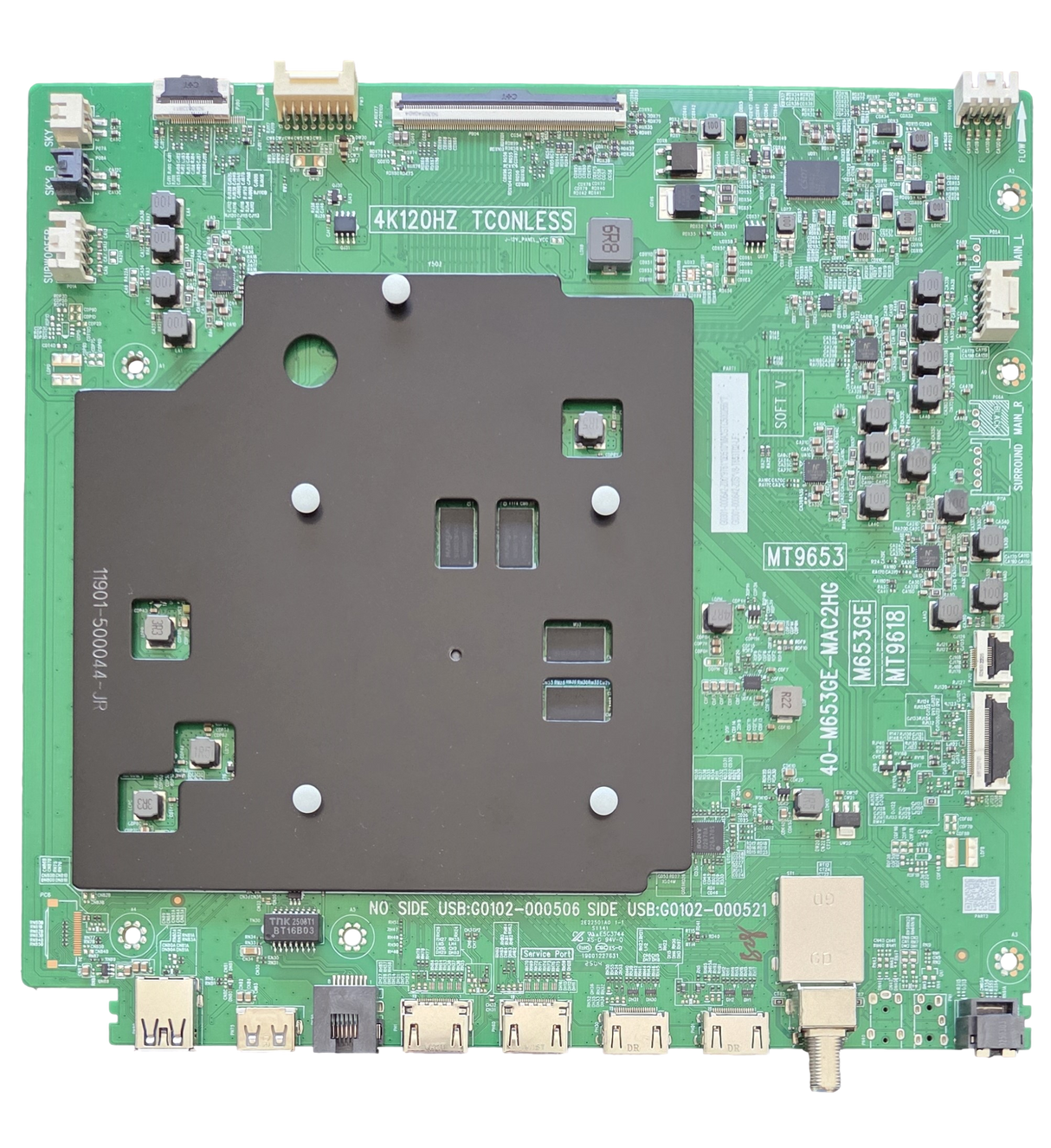 G0301-000642-Z00 TCL Main Board, 40-M653GE-MAC2HG, G0102-000506, G0102-000521, 65QM8K, 75QM8K