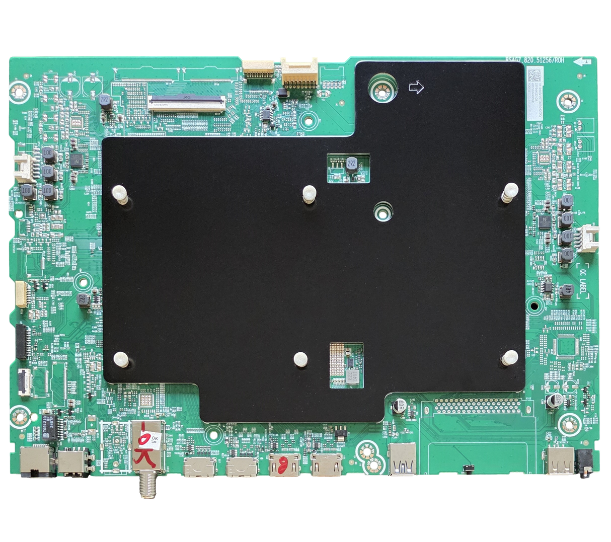 411546 Hisense Main Board, RSAG7.820.51256/ROH, 404158, 65S7NUA, 65S7N