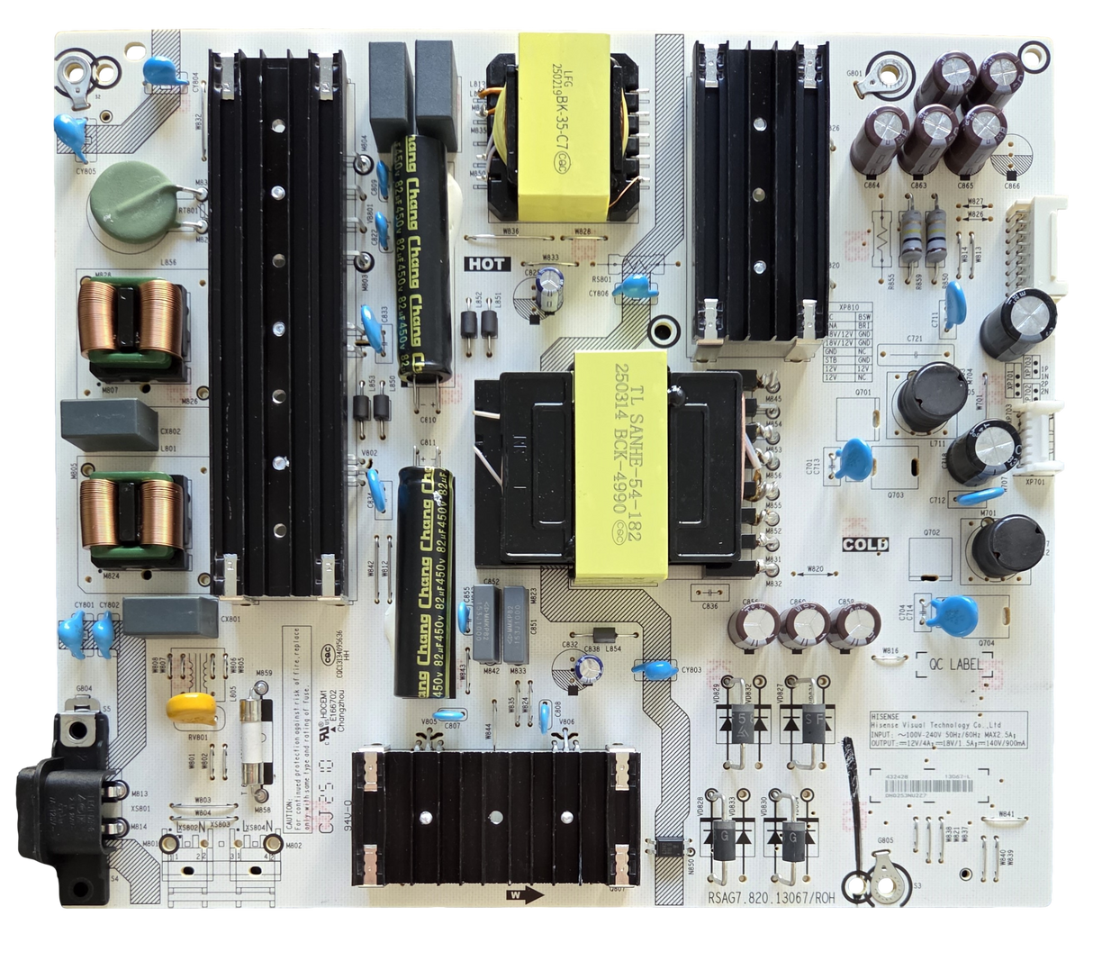 432428 Toshiba Power Supply, RSAG7.820.13067/ROH, 75C350NU