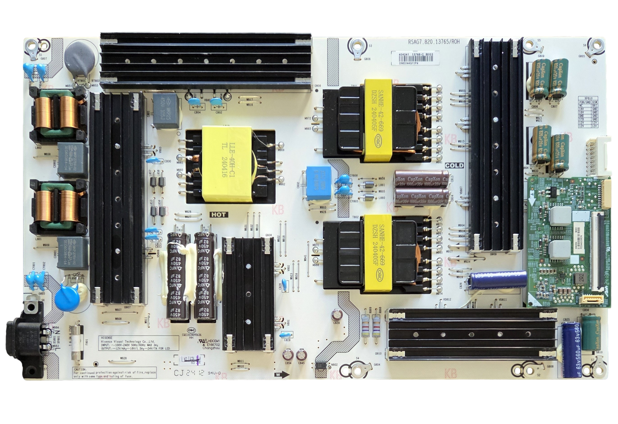 404341 Hisense Power Supply, RSAG7.820.13765/ROH, 13765-C, 65S7N