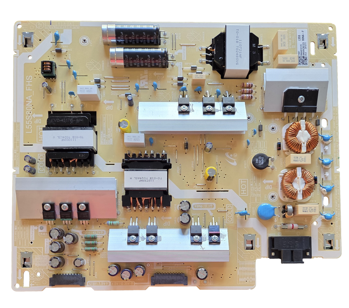 BN44-01217C Samsung Power Supply, L55S80NA_FHS, TH07, QN55QN80FAFXZA