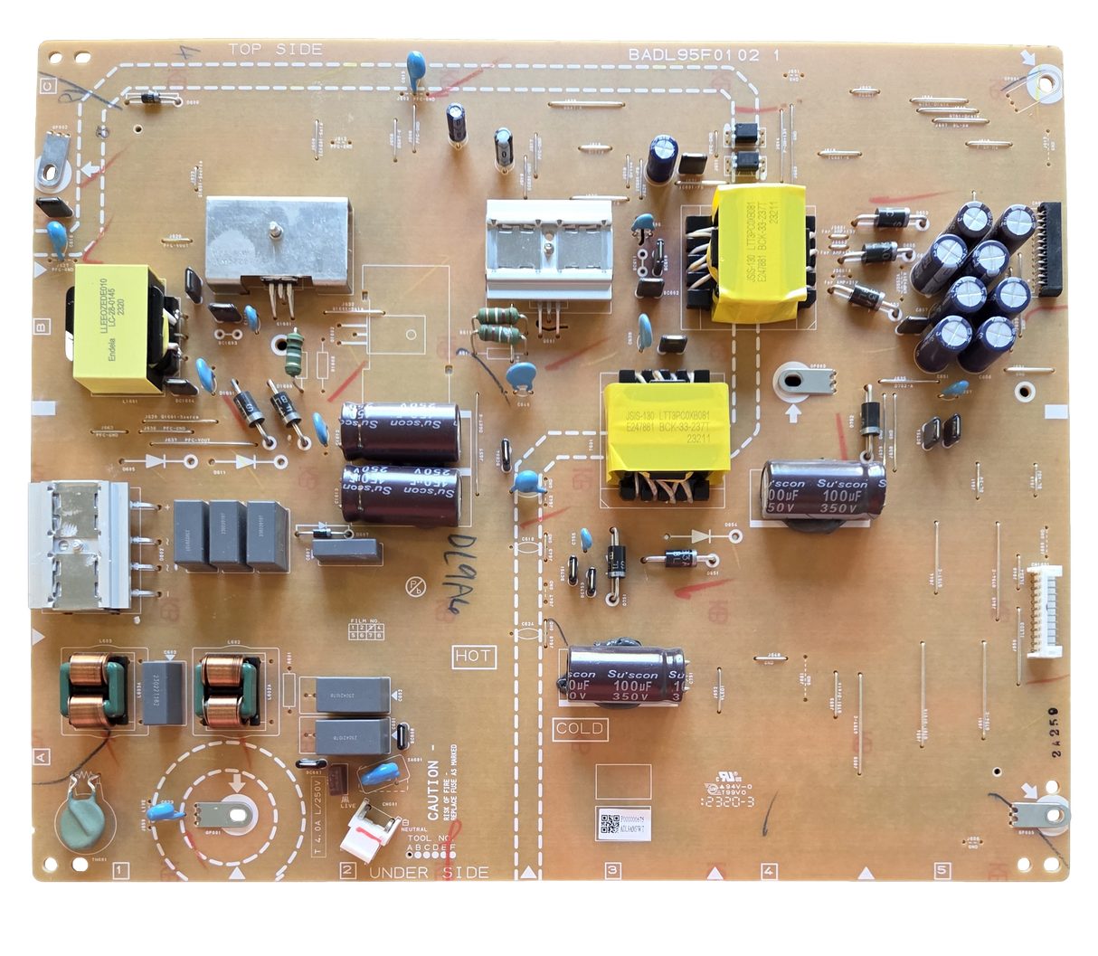 ADL9AMPW-001 Philips Power Supply, ADL9AMPWT, 75PUL7552/F7
