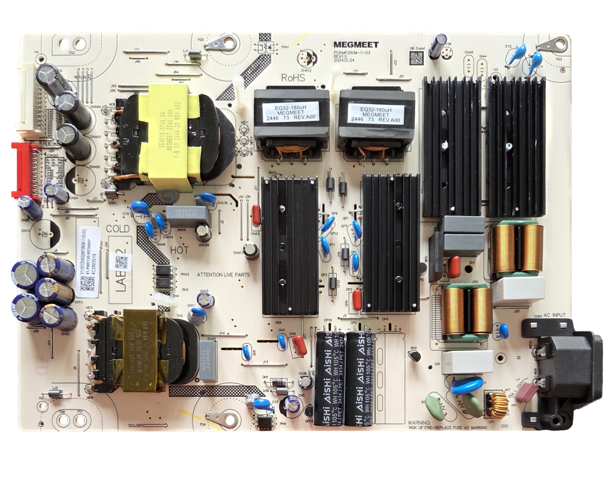 81-PWE120-M230001 Roku Power Supply, MP280M-1-03, 55R6C7