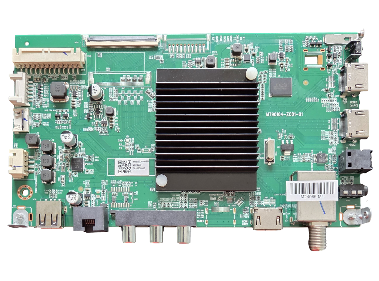 M24086-MT Onn Main Board, MT90104-ZC01-01, M18, 100044717