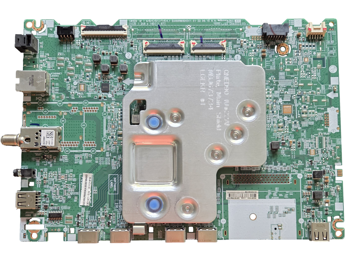 EBT67684003 LG Main Board, EAX69969203(1.0), 86UR8000AUA.BUSWLKR, 86UR8000AUA