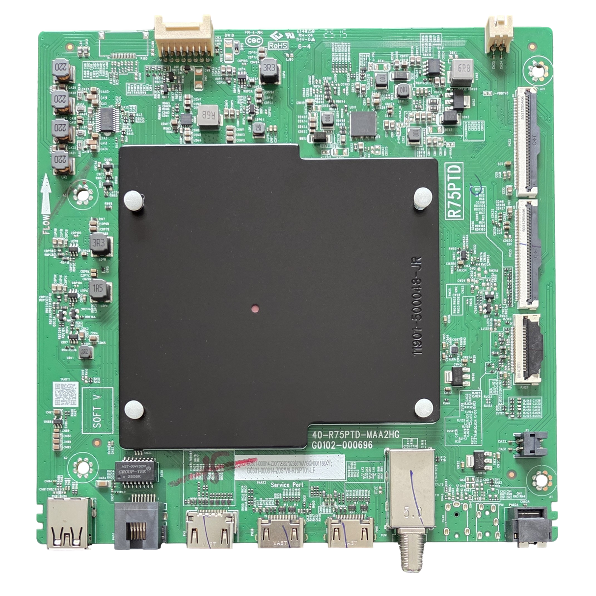 G0301-000814 TCL Main Board, 40-R75PTD-MAA2HG, 65Q51K