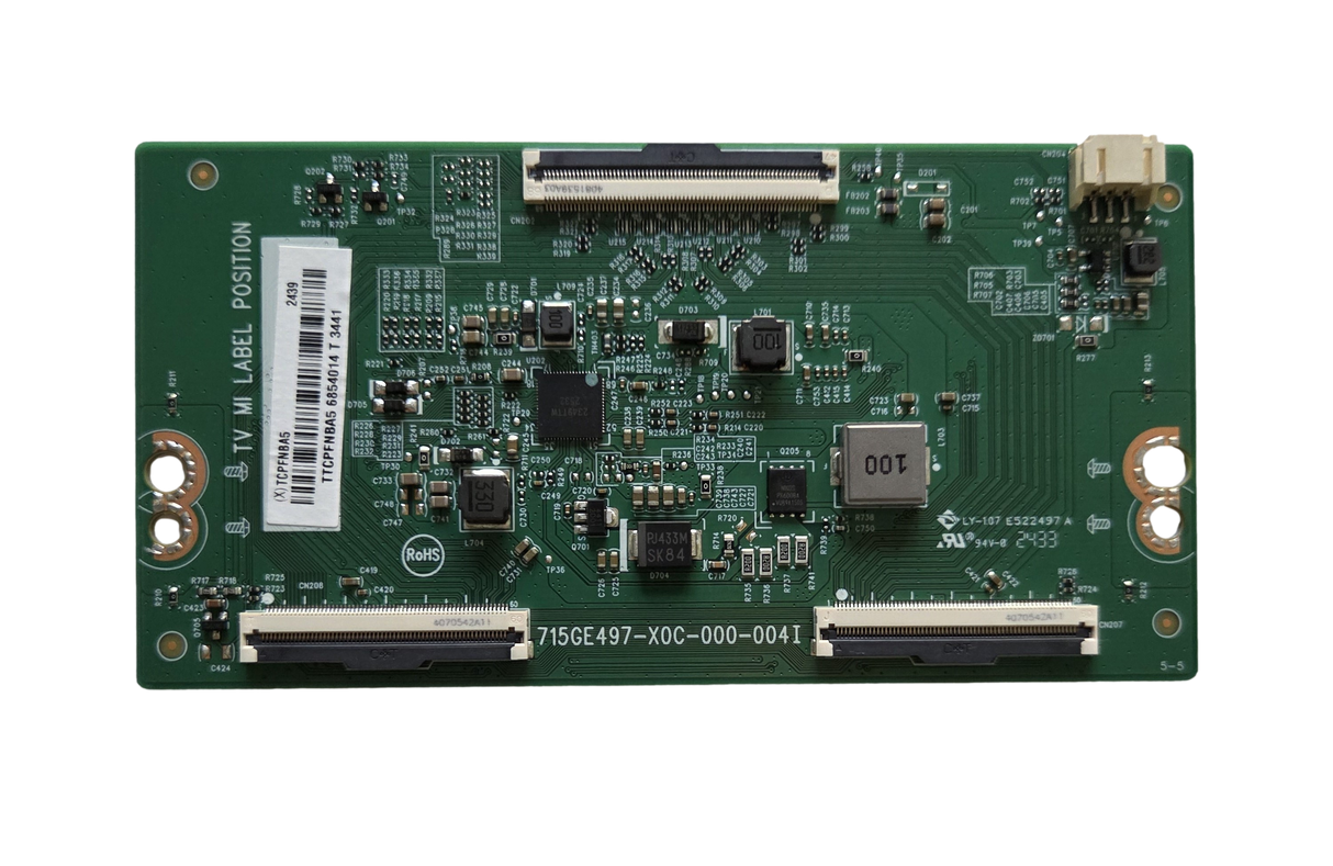TCPFNBA5 Vizio T-Con Board, 715GE497-X0C-000-004I, V4K55C-0801
