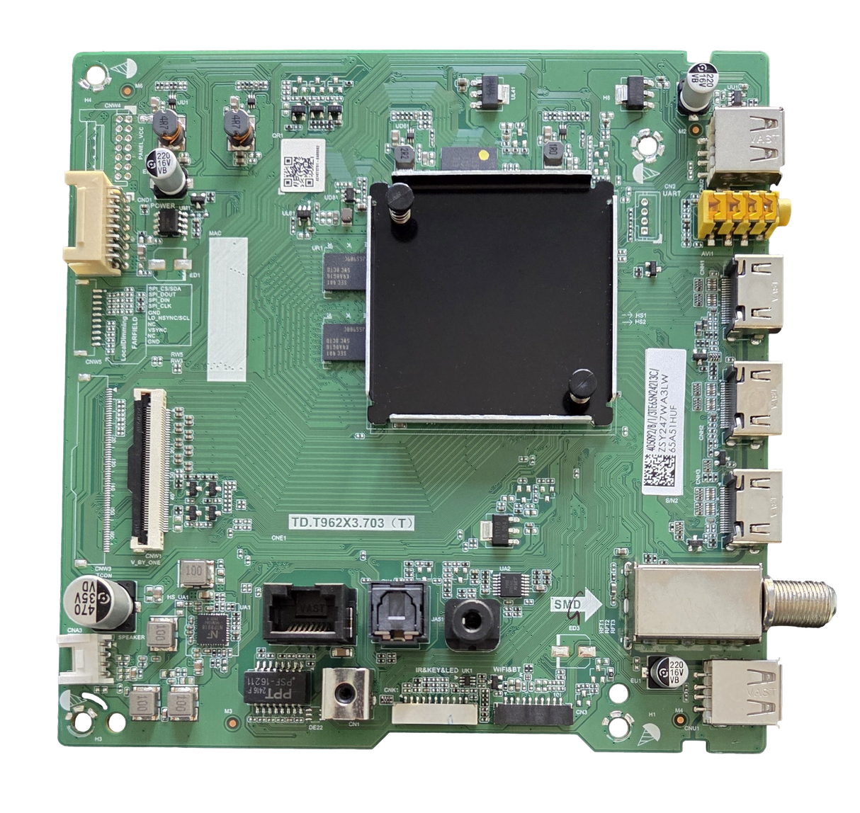 405092 Hisense Main Board, TD.T962X3.703(T), 65QD65NF