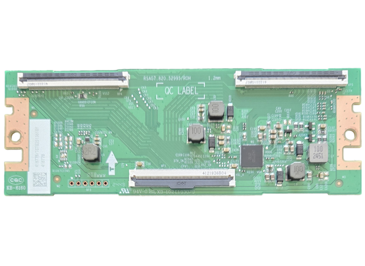 418778 Hisense T-Con, RSAG7.820.52995/ROH, 75QD6QF