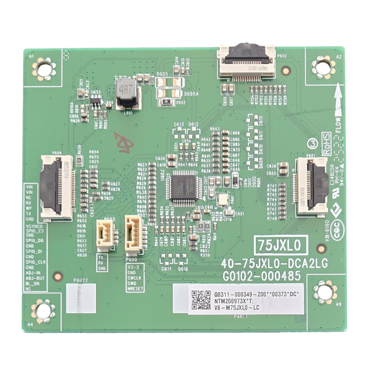 G0311-000349-Z00 TCL LED Driver, V8-M75JXL0-LC, 40-75JXL0-DCA2LG, G0102-000485, 75QM6K, 75QM5K