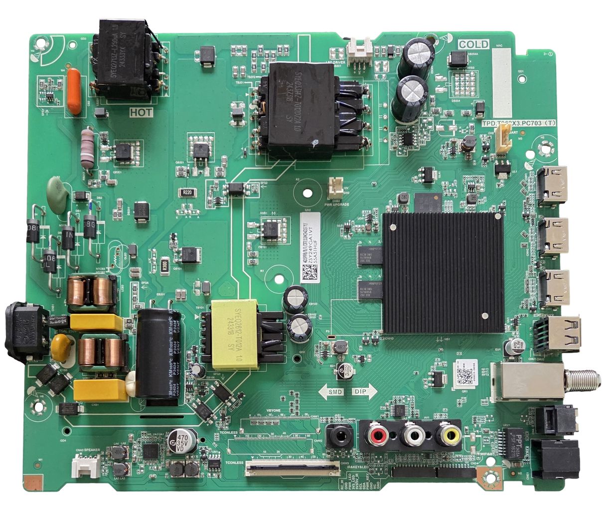 405998, Hisense Main Board / Power Supply, TPD.T962X3.PC703(T), 55QD65NF