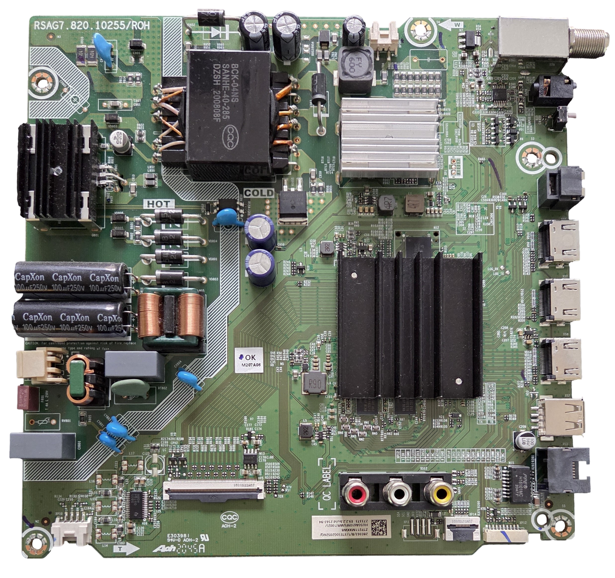 273373 Hisense Main Board/Power Supply, 273373, 273374 , 50R6040G