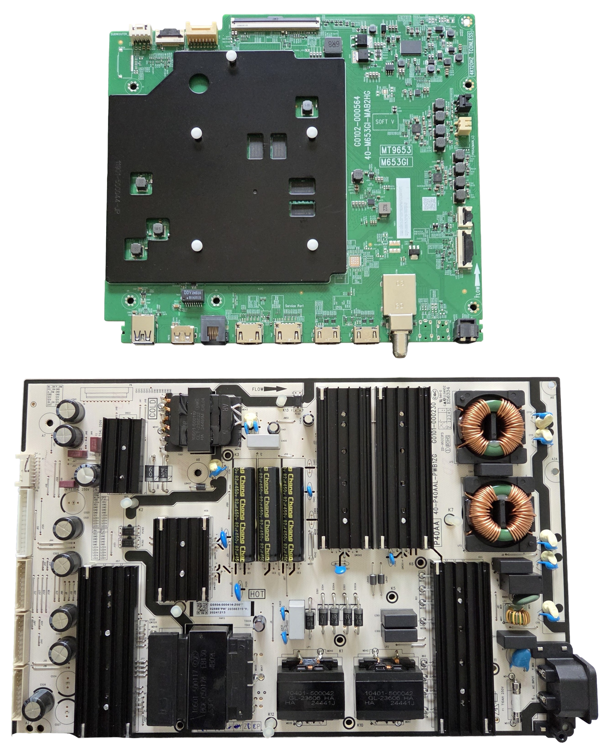 85QM6K TCL TV Repair Parts Kit, G0301-000613-Z00 Main Board, G0504-000414-Z00 Power Supply, 85QM6K