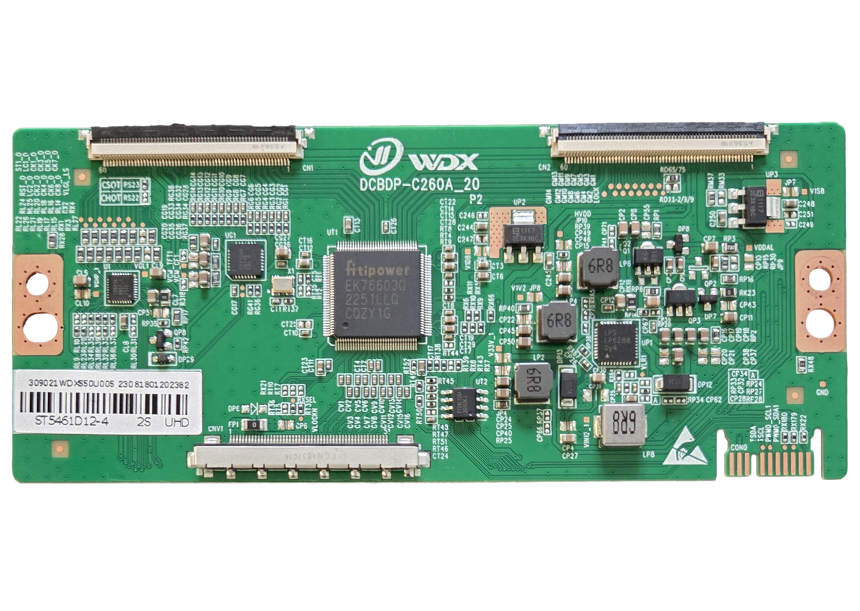 DCBDP-C260A_20 Westinghouse, T-Con, ST5461D12-4, 309021, WDX550U005