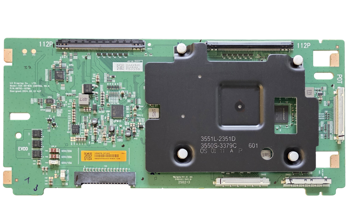6871L-8116A Samsung T-con Board, 6870C-1078A , QN83S85FAE, QN83S85FAEXZA