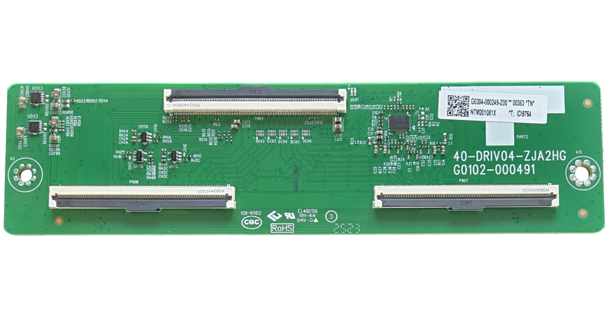 G0304-000249 TCL T-Con, 40-DRIV04-ZJA2HG, 98QM8K