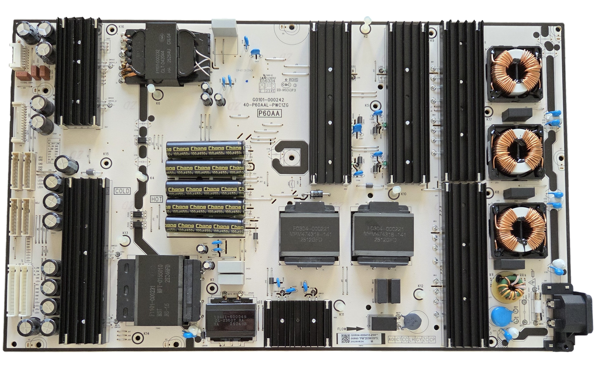 G0504-000410 TCL Power Supply, 40-P60AAL-PWC1ZG, 98QM8K