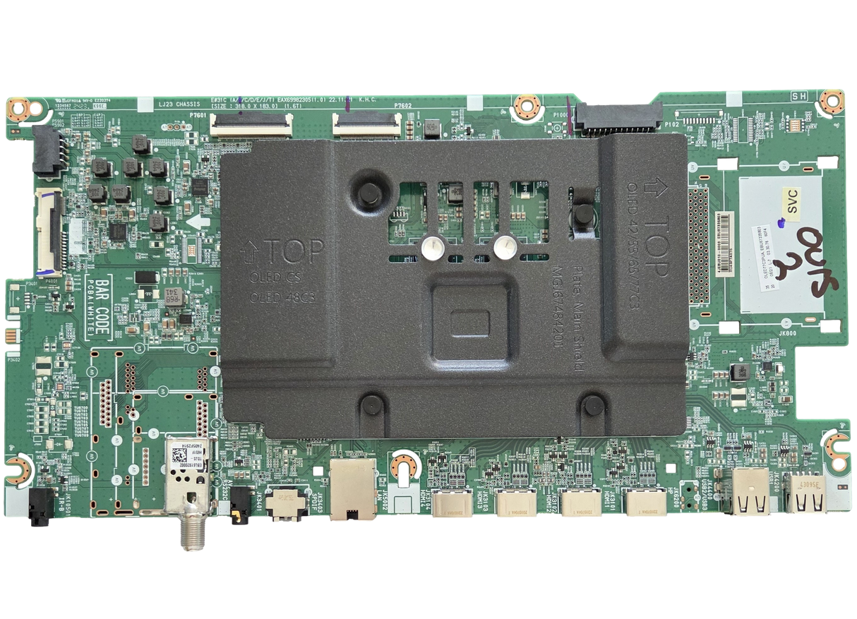 EBU67335803 LG Main Board, EAX69982305(1.0), OLED77C3PUA, OLED77C3PUA.DUSQLJR