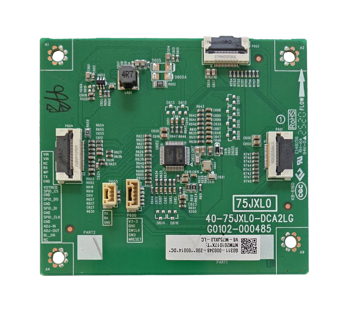 G0311-000348 TCL LED Driver, 40-75JXL0-DCA2LG, G0102-000485, V8-M75JXL0-LC, G0311-000348-Z00, 65S551G