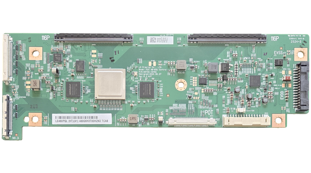 6871L-8092A LG T-Con Board, 6870C-1075A , OLED48B5PUA.DUSQLJR, OLED48B5PUA