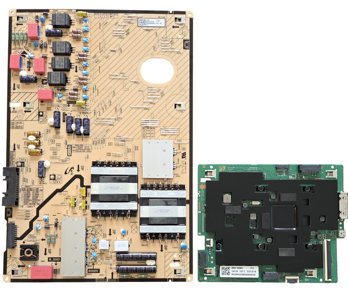 QN75LS03DDFXZA Samsung TV Repair Parts Kit, BN94-18388S Main Board, BN44-01121B Power Supply, QN75LS03DDFXZA