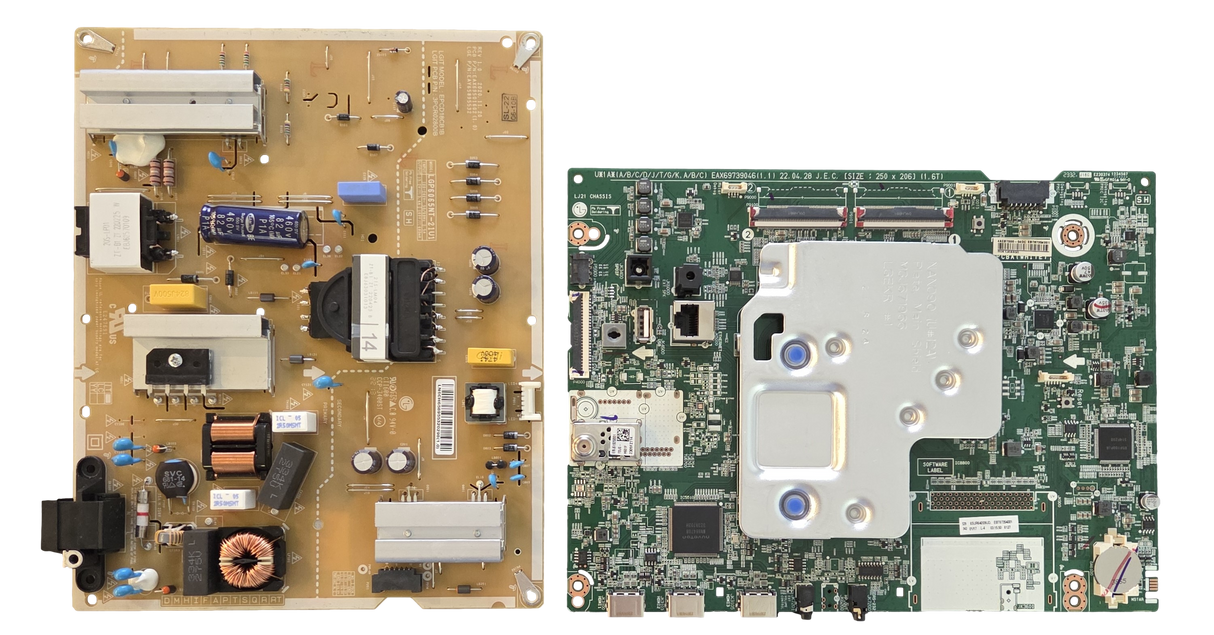 65UR640S9UD LG TV Repair Parts Kit, EBT67354001 Main Board, EAY65895532 Power Supply, 65UR640S9UD