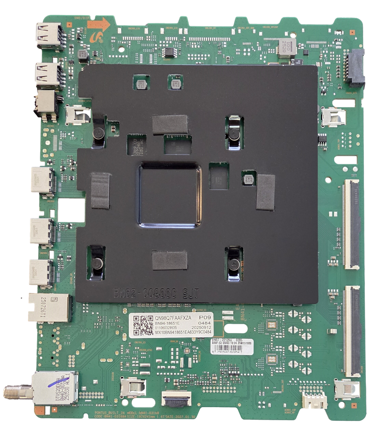 BN94-18651E Samsung Main Board, BN97-22126U, BN41-03168A, QN98Q7FAAFXZA