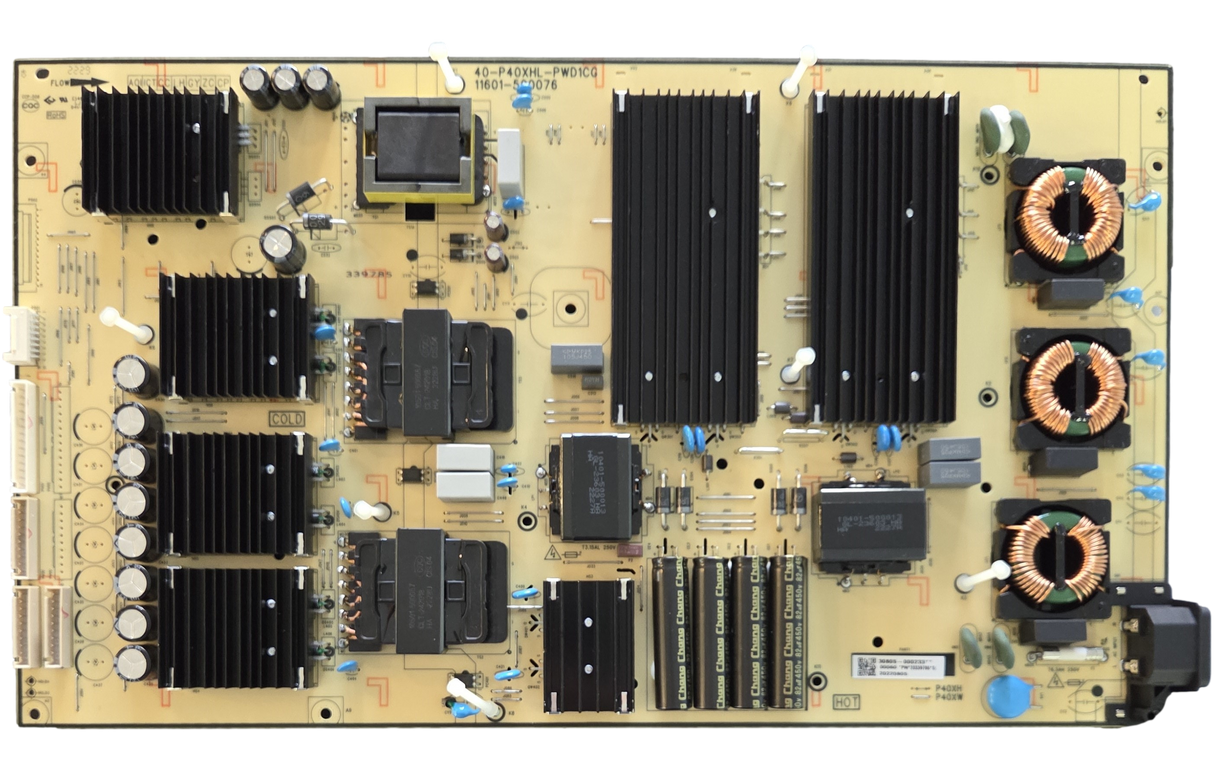 30805-000233 TCL Power Supply Board, 40-P40XHL-PWD1CG, 85R655, 75Q10G