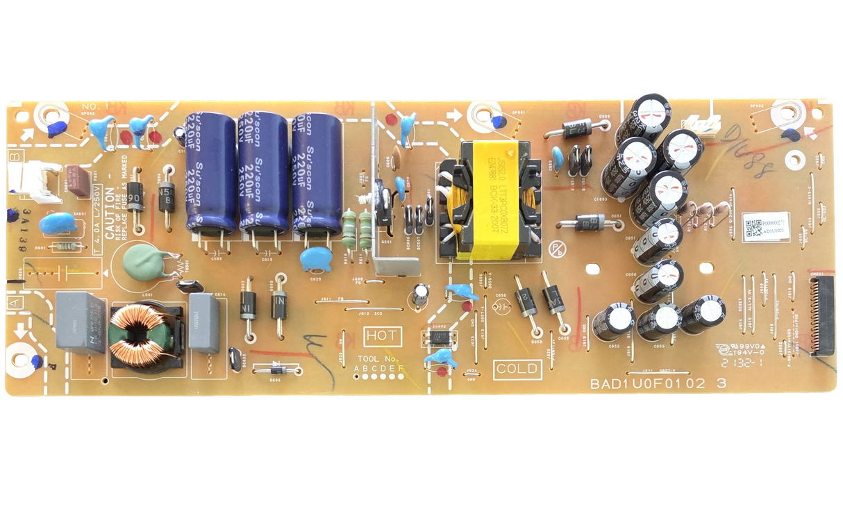 AD1U8MPW-001 Funai Power Supply, BAD1U0F0102 3, AD1U8023, 50PFL5766/F7