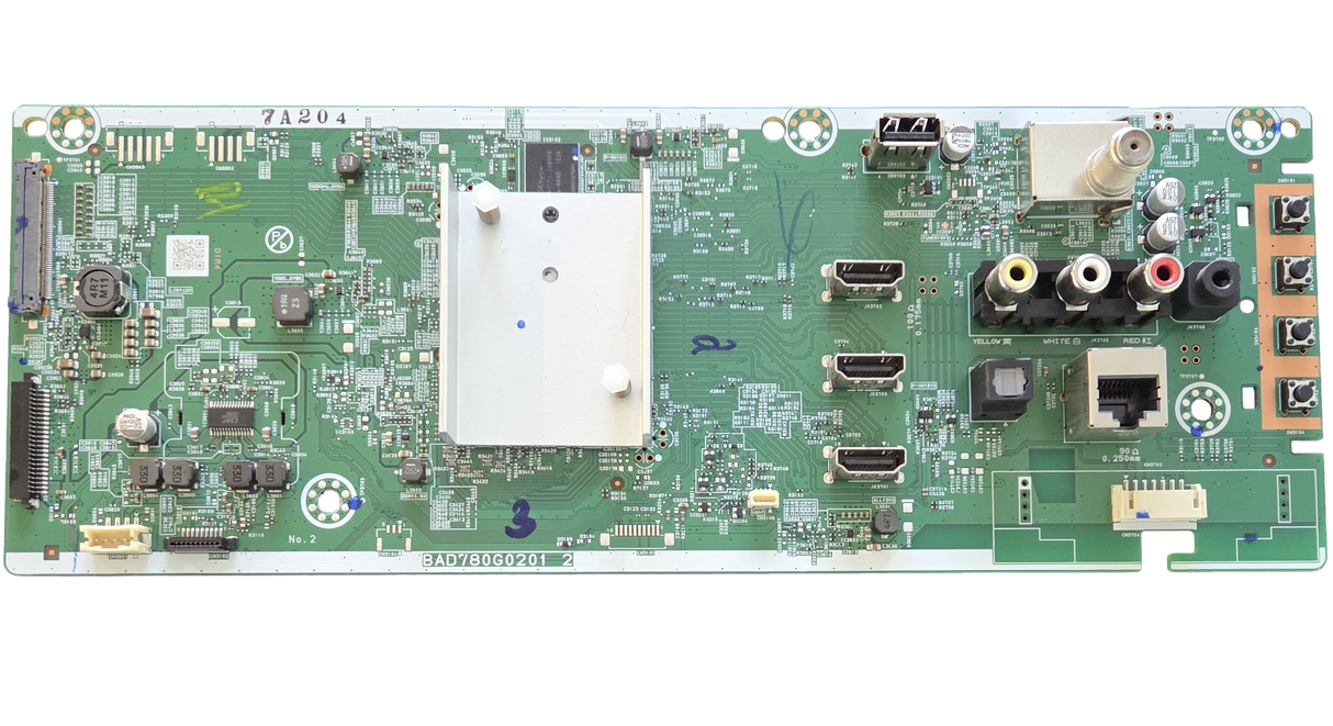 AD1R4MMAV001 Philips Main Board, AD1R4MMA-001, D1R4, BAD780G0201 2, 55PFL5766/F6