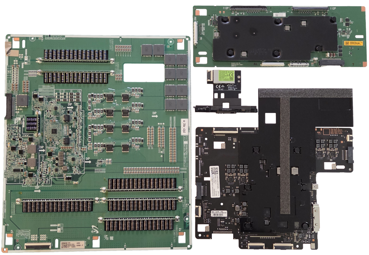 QN83S95FAEXZA Samsung TV Repair Parts Kit, BN94-18657U Main Board, 6871L-8063A T-Con, BN44-01334A LED Driver, BN59-01443A Wifi, QN83S95FAEXZA