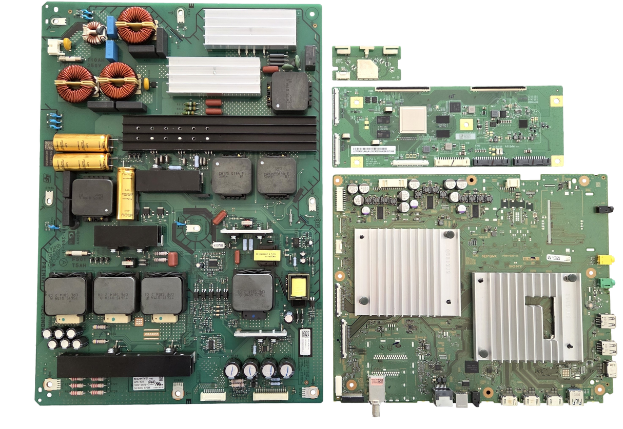 XBR-77A9G Sony TV Repair Parts Kit, A-2229-070-A Main Board, 1-474-749-11 Power Supply, 6871L-6630C T-Con, 1-510-061-11 Wifi, XBR-77A9G
