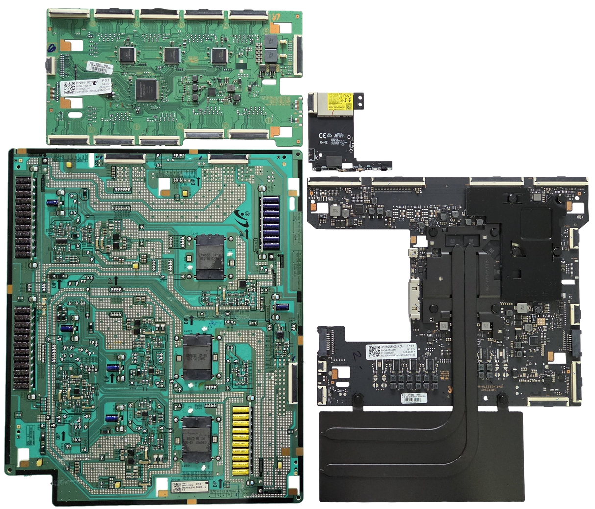 QN75QN800DFXZA Samsung TV Repair Parts Kit, BN94-18354M Main Board, BN44-01260A Power Supply, BN94-18281A LED Driver, BN59-01395A Wifi, QN75QN800DFXZA CA01, QN75QN800DFXZA