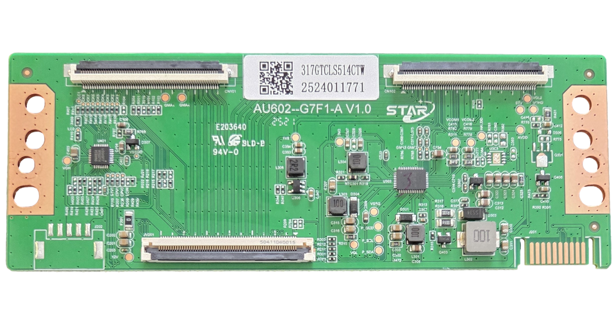 317GTCLS514CTW Roku T-Con, AU602-G7F1-A V1.0, 50CC