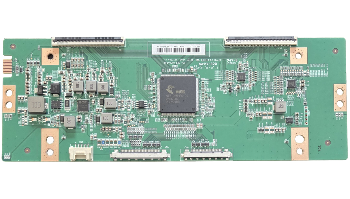 44-97726440 LG T-Con Board, HF100QUBE2D, EAT30757301, 100QNED85AU.BUSFLJR, 100QNED85AU