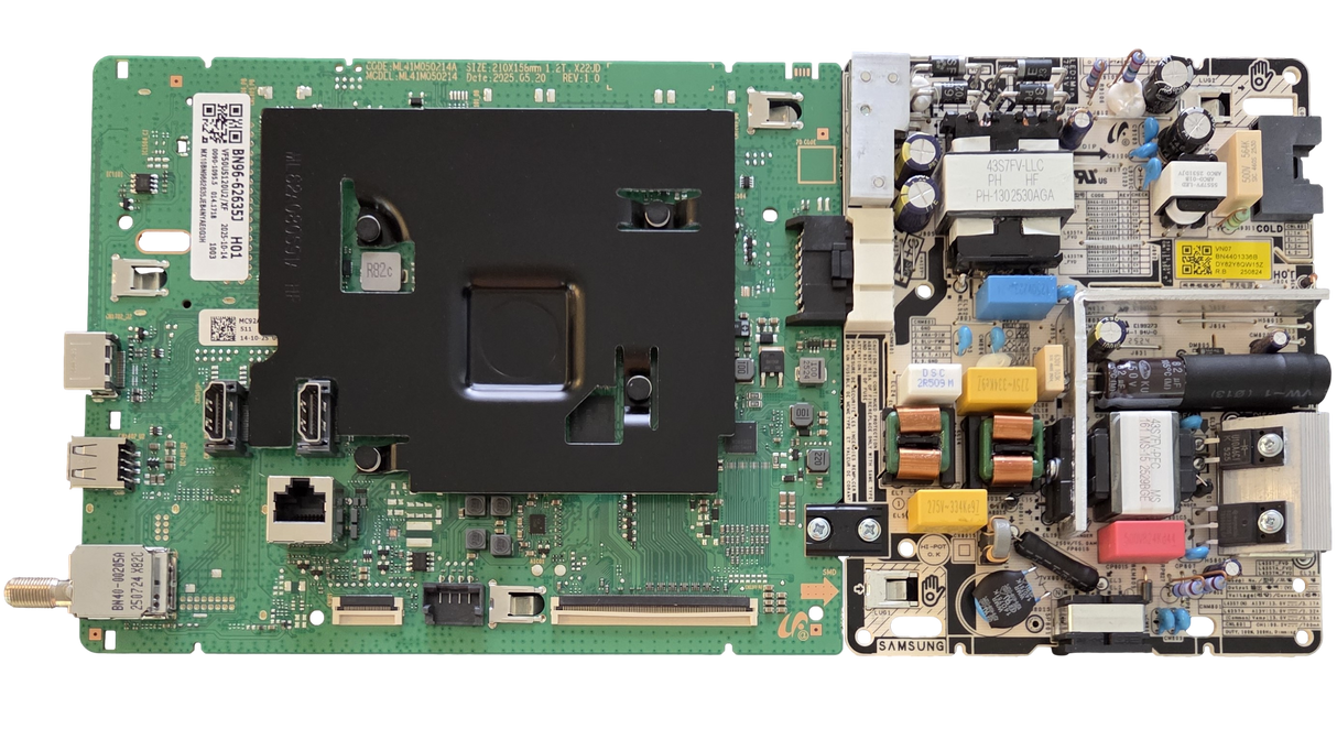 BN96-62635J-COMBO Samsung Main Board / Power Supply, ML41M050214A, BN44-01336B, UN50U8000FFXZA