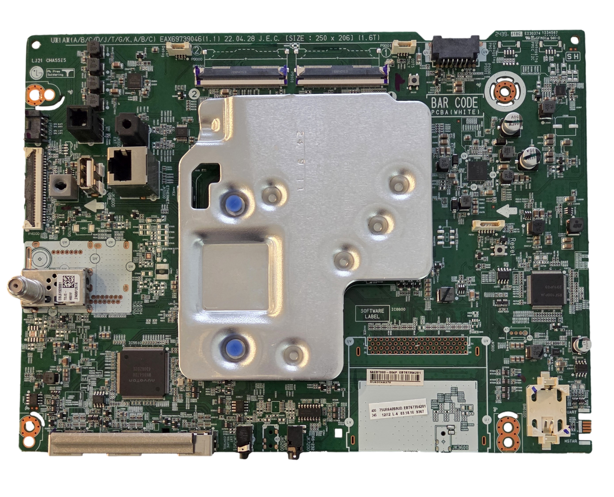 EBT67354201 LG Main Board, EAX69739046(1.1) , 75UR640S9UD