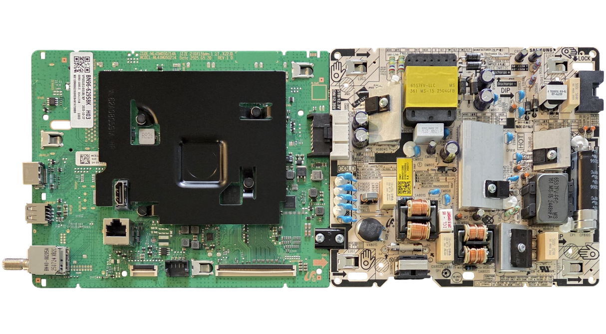BN96-62958K-COMBO Samsung Main Board/Power Supply, BN96-62958K, ML41M050214A, BN44-01338E, UN65U7900FFXZA
