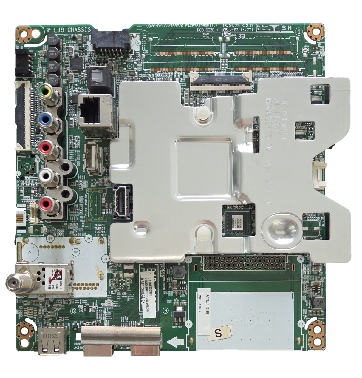EBT65553303 LG Main Board, EAX67872805(1.1), 75UK6190PUB