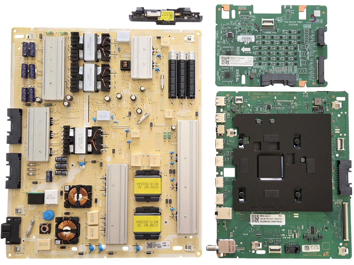 QN75QN70FAFXZA Samsung TV Repair Parts Kit, BN94-18617V Main Board, BN44-01342A Power Supply, BN94-18543A LED Driver, BN59-01485A Wifi, QN75QN70FAFXZA