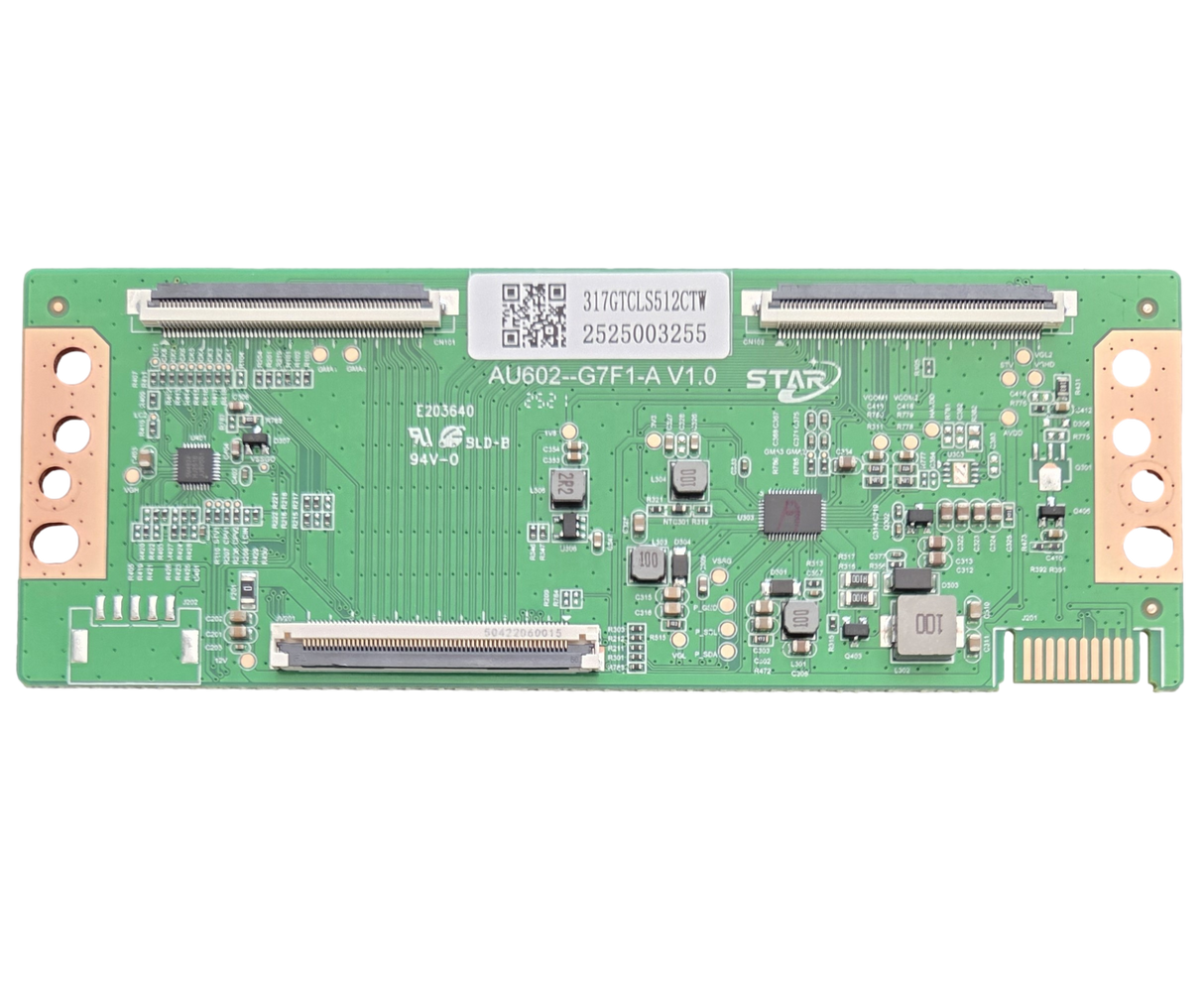 317GTCLS512CTW Roku T-Con, 2525003577, AU602-G7F1-A V1.0, 65CC