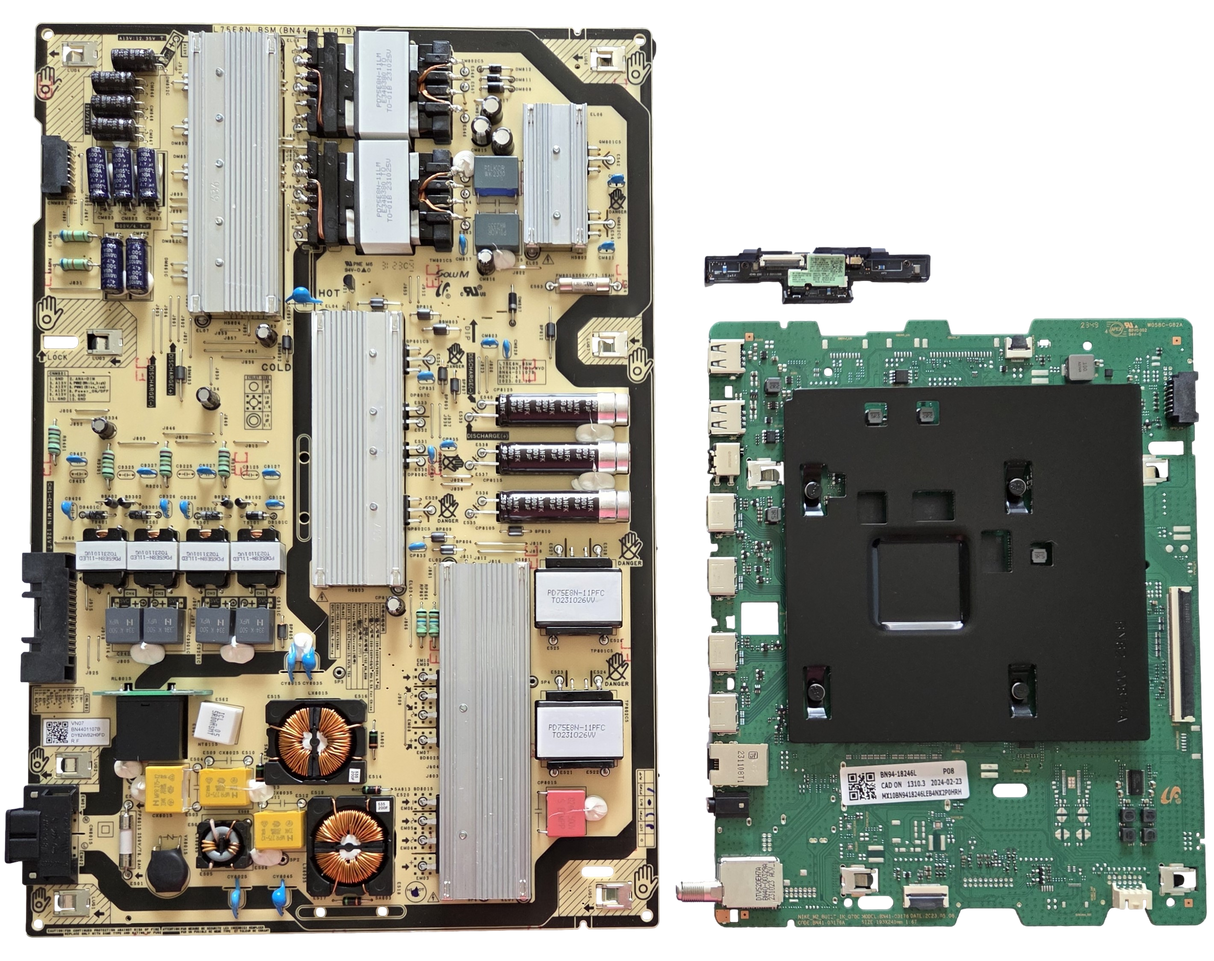 QN75Q70CAFXZA Samsung TV Repair Parts Kit, BN94-18246L Main Board, BN44-01107B Power Supply, BN59-01402A Wifi, QN75Q70CAFXZA UB07, QN75Q70CAFXZA