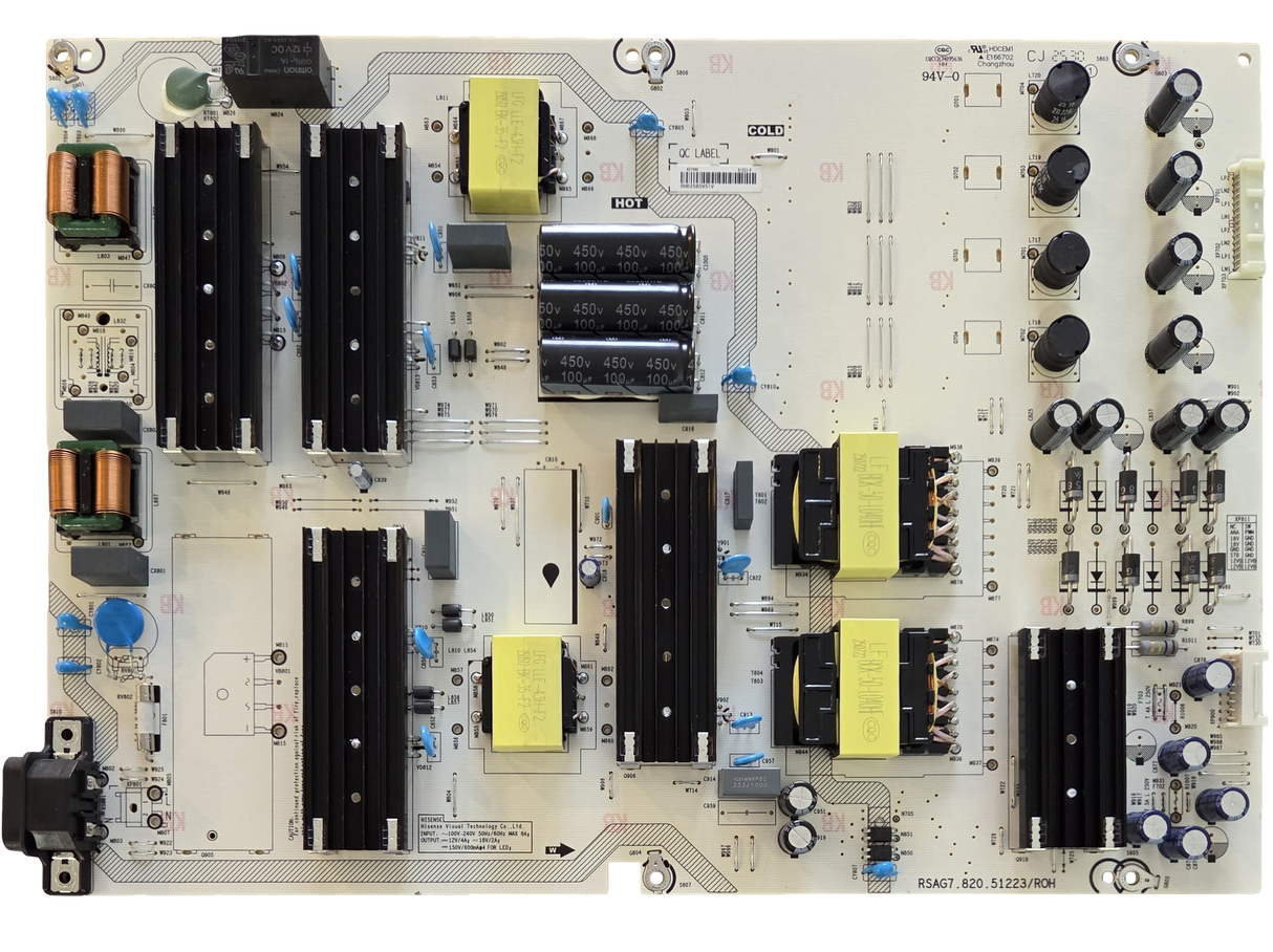 421940 Hisense Power Supply, RSAG7.820.51223/ROH, 51223-E, 85QD6QF