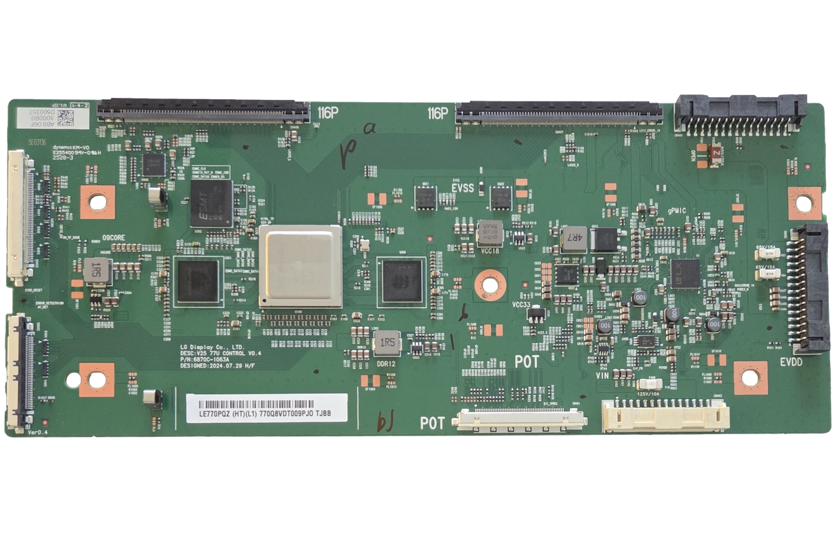 6871L-8000B LG T-Con, 6870C-1063A, LE770PQZ, OLED77G5WUA