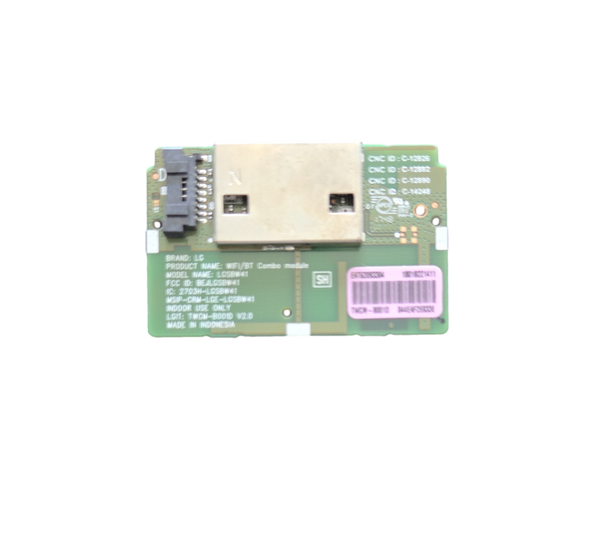 EAT62093304 LG Wi-Fi Module, TWCM-B001D, 43SM5KD-B, HF80JANA