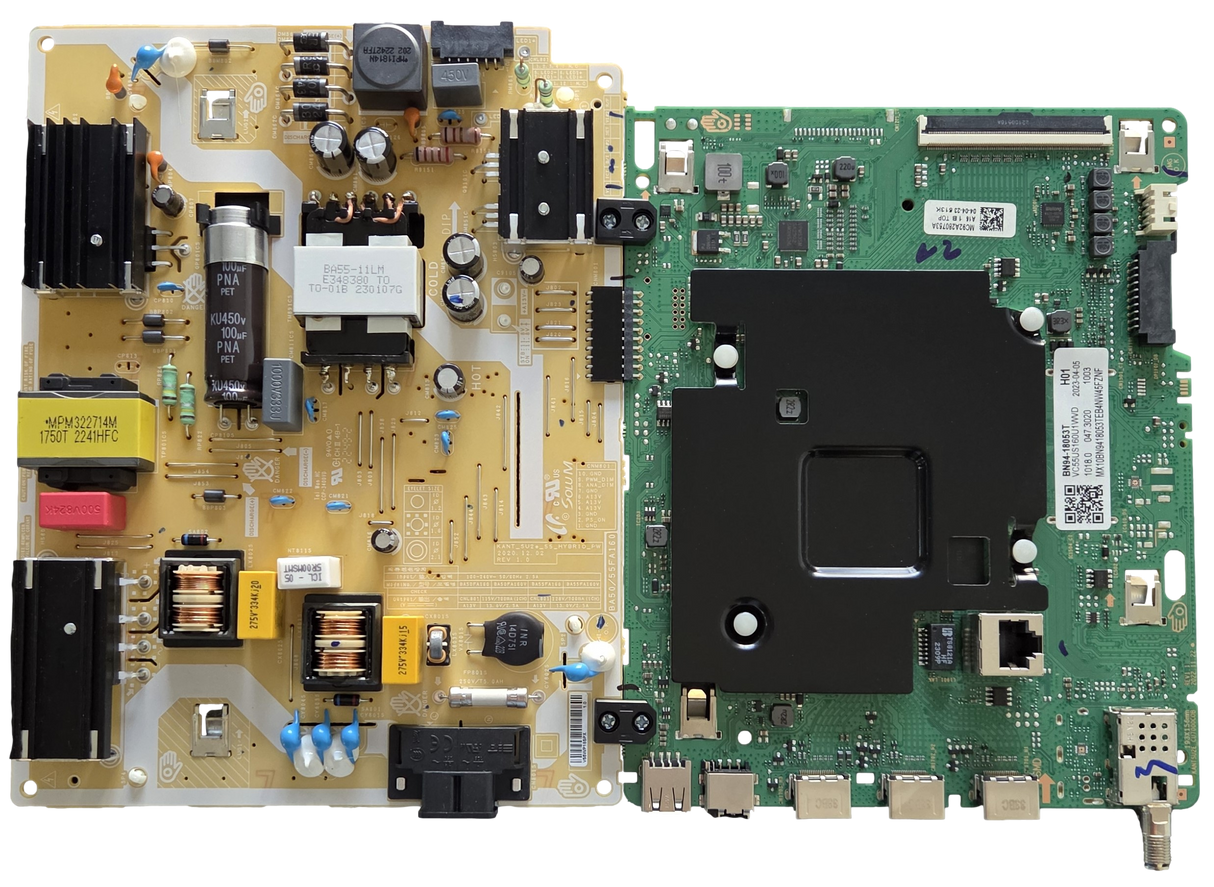 BN94-18053T-COMBO Samsung Main Board / Power Supply, BA55FA160, KANTSU2E_CU7000COB, UN55CU7000DXZA