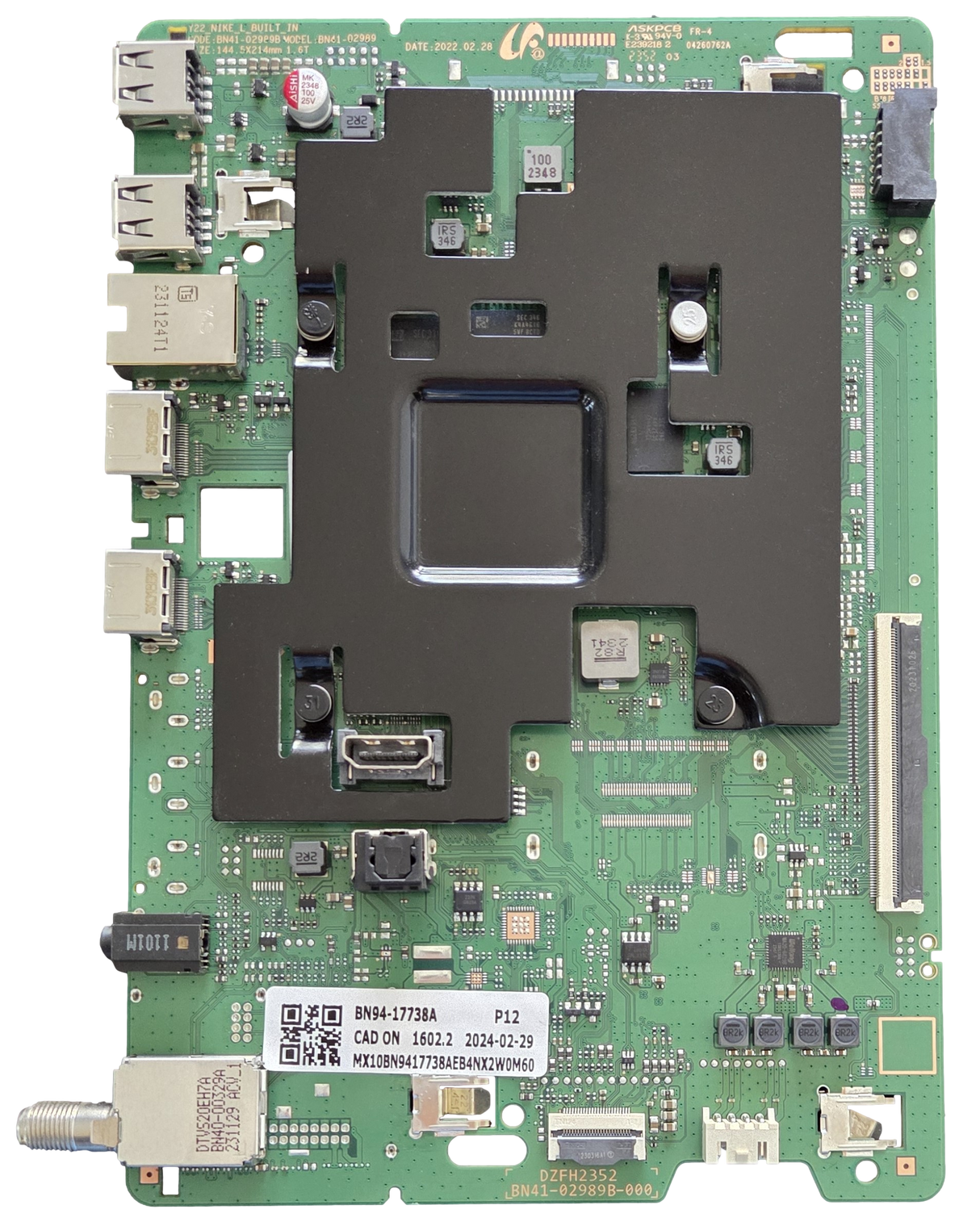 BN94-17738A Samsung Main Board, BN41-02989B, HG85BU800NFXZA, HG75BU800NFXZA, HG65BU800NFXZA, HG55BU800NFXZA